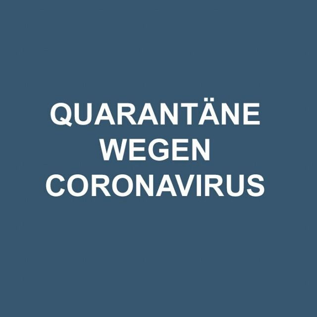 QUARANTÄNE WEGEN CORONAVIRUS

Auch in Österreich befinden sich - aufgrund des Coronavirus - bereits einige Menschen in Quarantäne. Näheres zur Quarantäne aufgrund des Coronavirus lesen Sie in unserem Blog telos-law.blog

Link in der Bio!

#corona #coronavirus #krankenhaus #italien #china #österreich #quarantäne

#teloslawblog #österreich